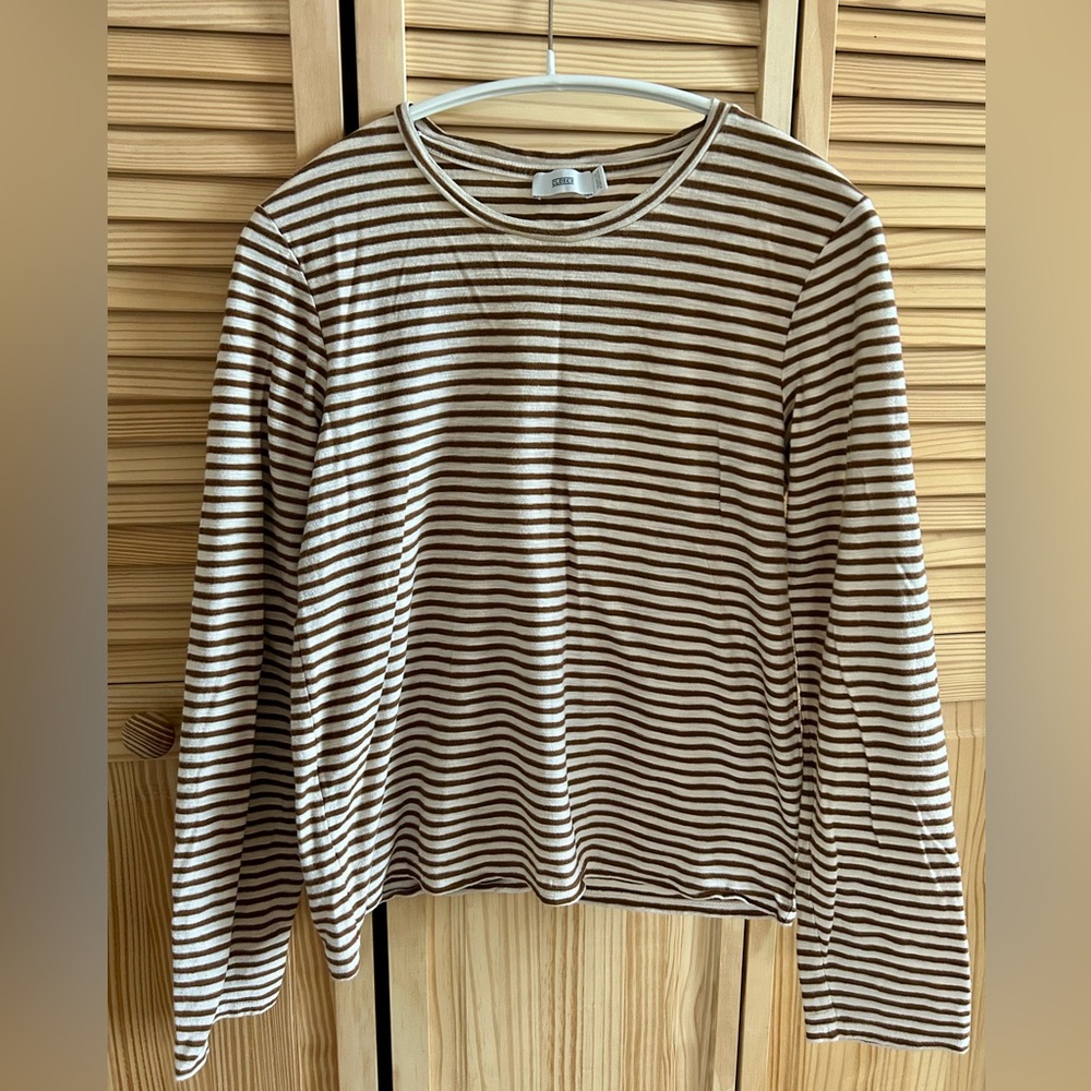 CLOSED striped cotton long-sleeve